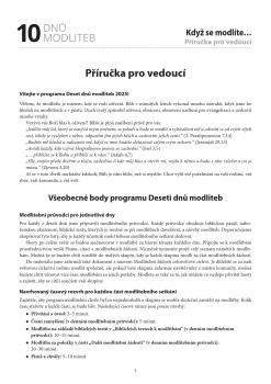 10 dnů modliteb - Když se modlíte... (Příručka pro vedoucí)